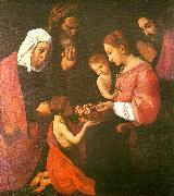 the holy family, st. joaquim and st.